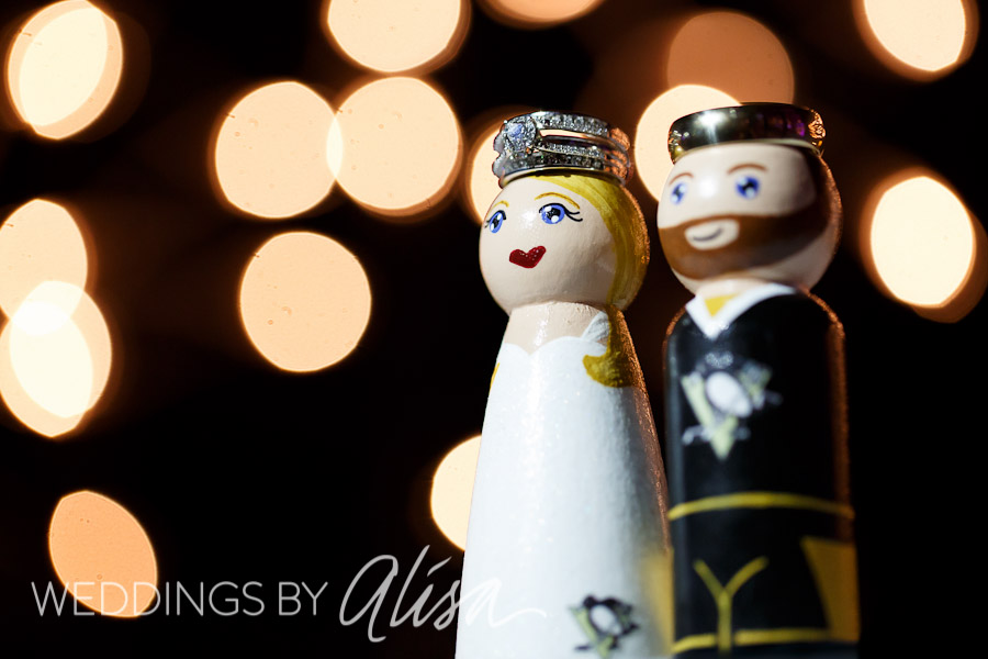 omni-william-penn-hotel-pittsburgh-wedding-photographer--45 Pittsburgh Penguins cake topper at fan's wedding